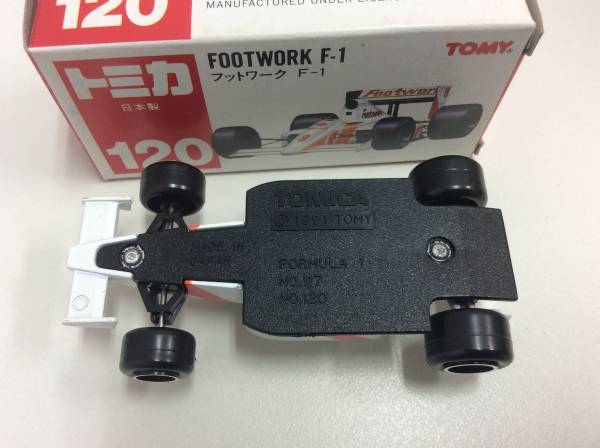 トミカ 赤箱 日本製 117 120 FORMULA 1 FOOTWORK /フットワーク #2407