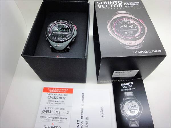 日本限定1,000本モデル スント ベクター GRAY LIME vector SUUNTO
