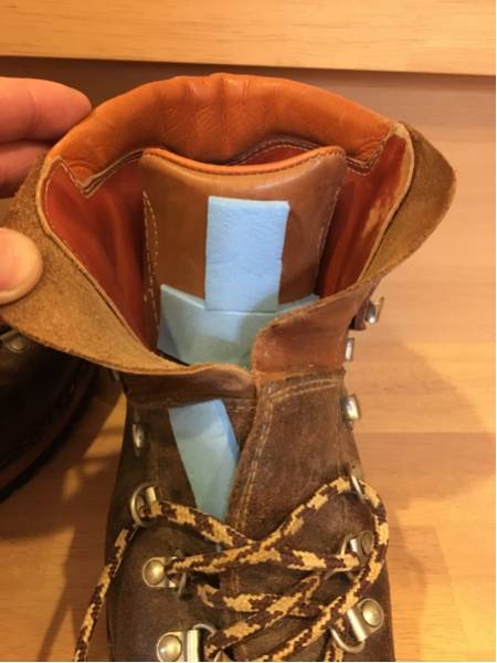 安藤製靴 マウンテンブーツ SUOLA 24.5㎝ Vibramソール 状態良し(23.0 