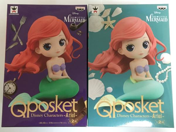 Q posket Disney Characters Ariel アリエル 2種類/未開封/ディズニー