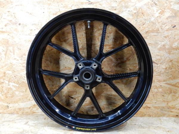 【G19】DUCATI999S ドゥカティ◆フロントホイール 17×3.50 マルケジーニ ブラック系 振れ無 !
