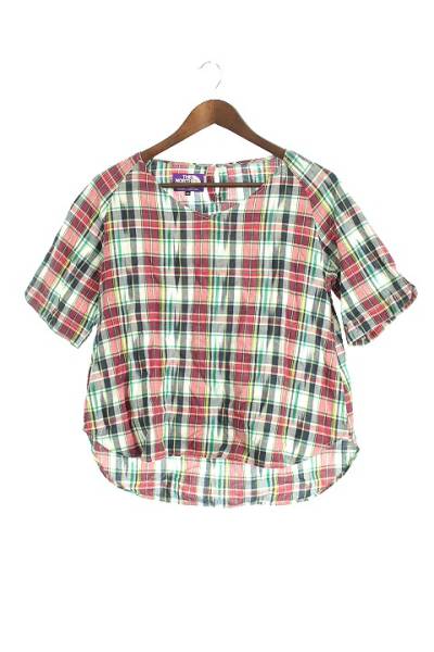 ノースフェイス カットソー プルオーバー 半袖 S マルチカラー