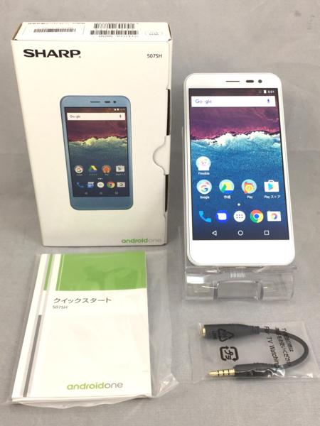 (B)Q101【ジャンク品】 Android One 507SH Y！mobile ホワイト
