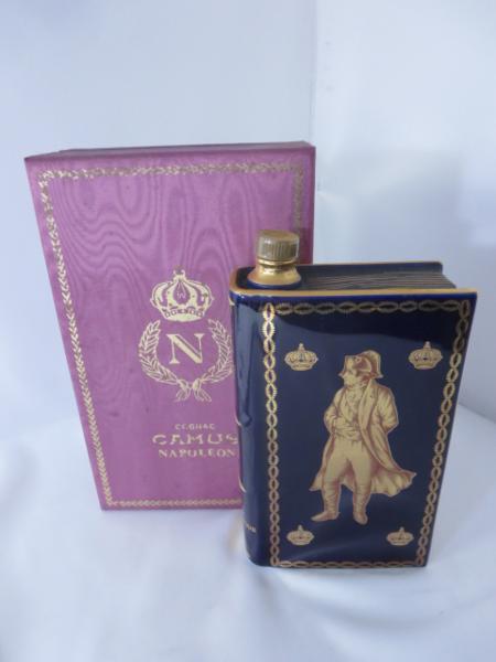 古酒 CAMUS NAPOLEON BOOK BLUE ブック 青 ブランデー 700ml 飲料