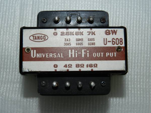 U-608 タンゴ TANGO 出力トランス 6W 1個 実働外し U608 Yahoo