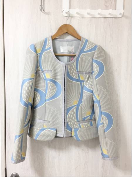 【新品未使用】Nina mewノーカラージャケット ニーナミュウ 春ジャケット