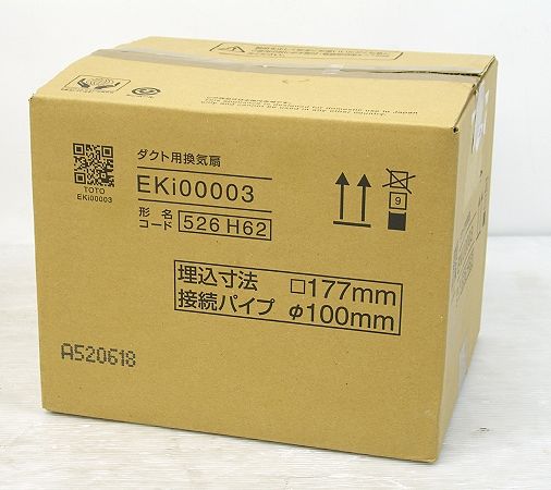 TOTO ダクト用換気扇　EKI00003N2 新品未使用品 未使用 TOTO ダクト用換気扇 EKi00003 浴室専用 2012年製【C046】(浴室