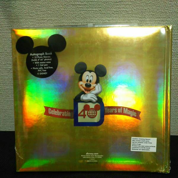 海外 Wdw 40周年記念 ミッキー ミニーなどサイン帳 ペンセット ディズニー ディズニー 売買されたオークション情報 Yahooの商品情報をアーカイブ公開 オークファン Aucfan Com