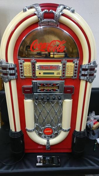 ジュークボックス コカ・コーラ BOX CD再生不可 JUKE Coca ジャンク