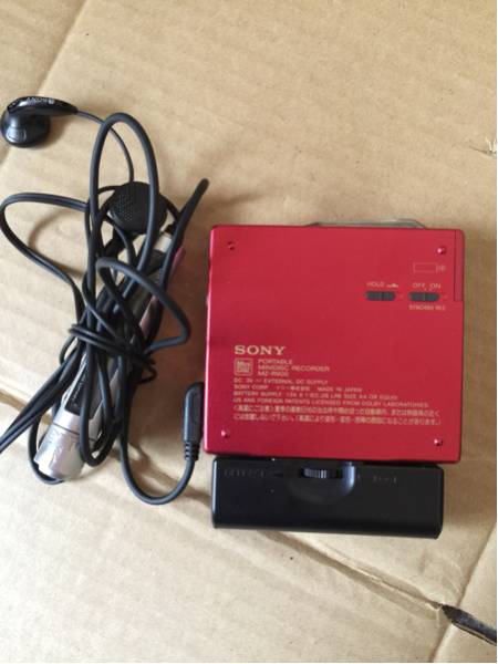 動作品 SONY MDウォークマン MZ-R900 レッド 再生OK 【公式通販】