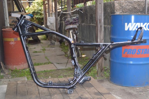 当時物 純正 GSX400F 書類付きフレーム GS40XF FS E