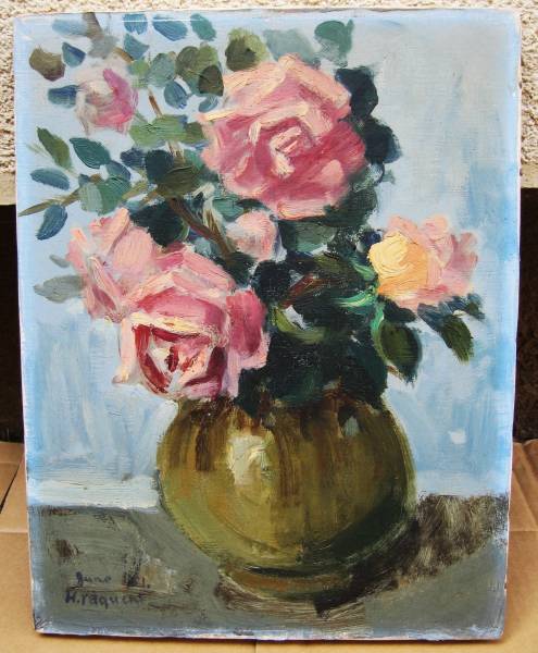 油絵 バラ 薔薇 油彩 中西利雄 中西利雄 薔薇 油絵 Yahoo!オークション