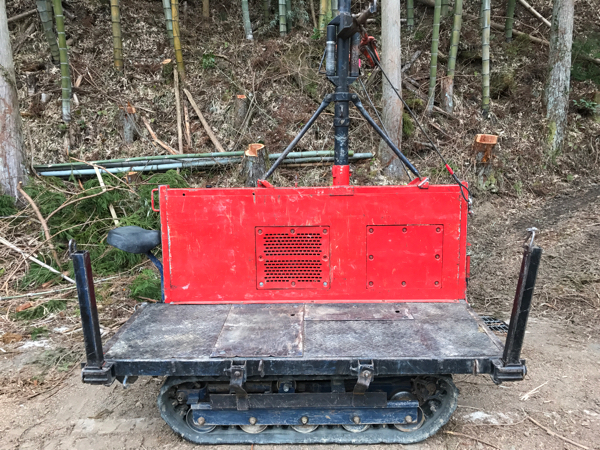 筑水キャニコム BFY906 ディーゼルエンジン 1000キロ積み 林内作業車 