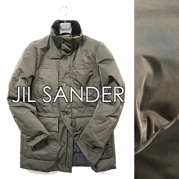 新品 訳有 ジルサンダー ブルゾン 48 M ボア コート 中綿 イタリア製 JIL SANDER コレクション 261120