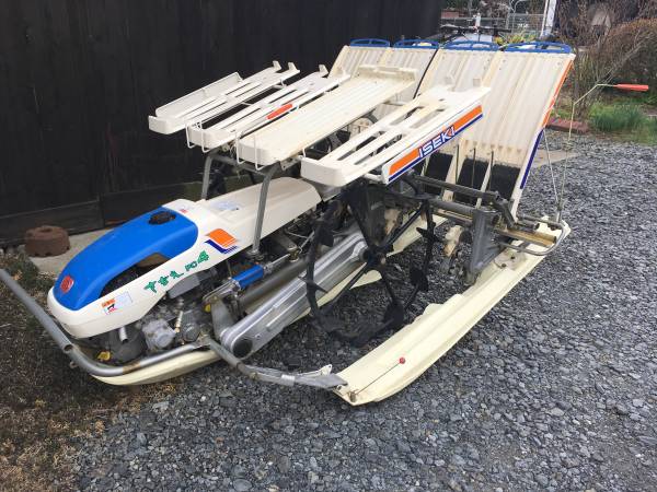 ☆茨城発 歩行型田植機 4条植え イセキ さなえ PC4 中古品☆ (車体