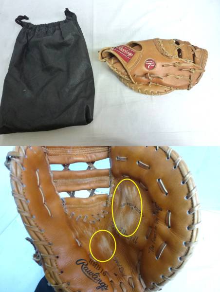 ファーストミット 軟式 ローリングス 硬式 左投げ 軟式の通販 中古