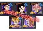 ドッカンバトル 超17号+超サイヤ人4ベジータ+ゴクウブラック(超サイヤ人ロゼ)+超ベジット+超サイヤ人3孫悟空 リセマラ アカウント