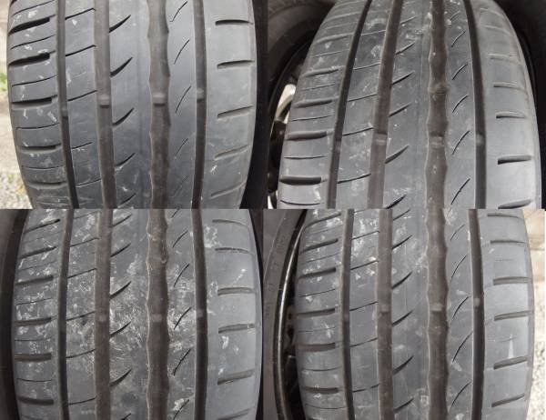 ★☆アルファロメオ 156 147 166用 OZ スーパーツーリズモ 8J +35 PCD98 ピレリ P1 215/45R17 4本 中古品☆★