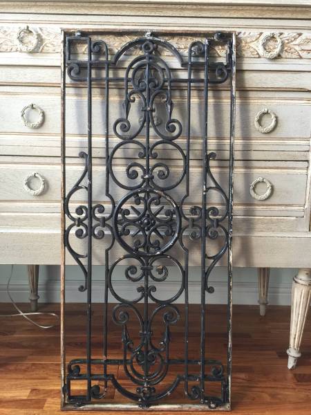 a アンティーク アイアンパネル ゲート グリル 建具