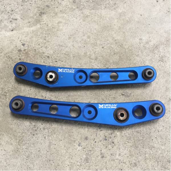 税込JDM シビック EK EG リアキャンバー 調整 アッパーアーム 青