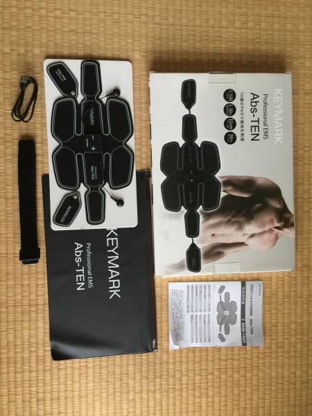 ウエイトトレーニング KEYMARK  ABS-TEN 低価限定品 ☆美品☆KEYMARK EMS Abs－TEN