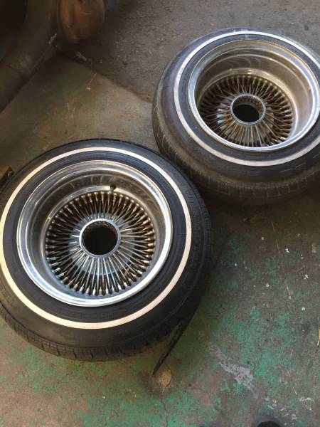 13インチ ワイヤーホイール 2本セット ハイドロ ローライダー インパラ デイトン ブロアム