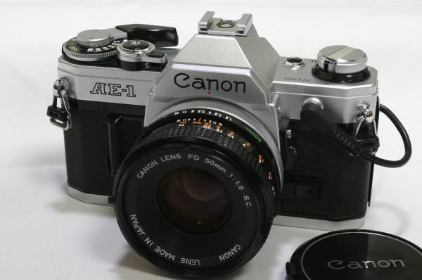 Canon キャノン AE-1 FD50mm f1.8 付 美品_1