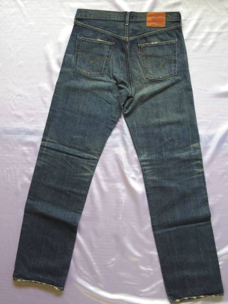 LEVI'S リーバイス 503B-XX ジーンズ W34 L36 日本製 デニム 濃紺 LEVIS ジーパン パンツ ストレート 鬼ヒゲ ハチノス メンズ 格安