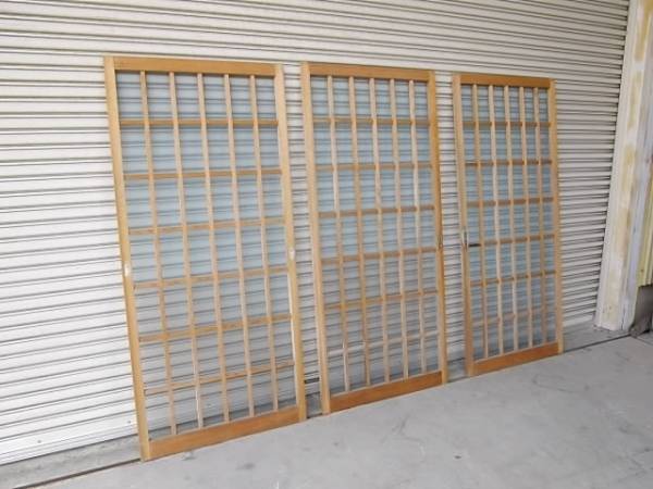 木製建具　障子　網戸　