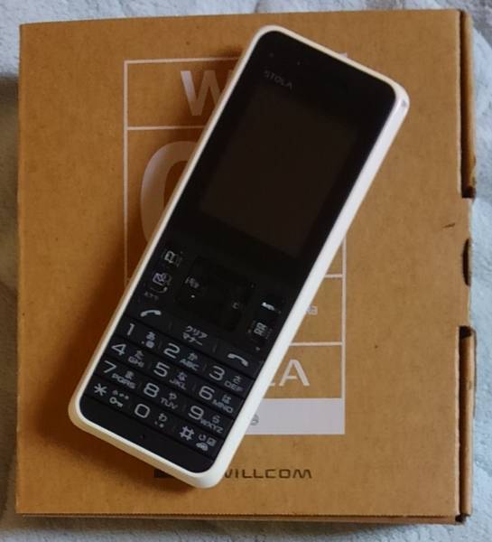 【新品】Y!mobile(ワイモバイル)★STOLA WX08K ホワイト★旧WILLCOM★PHS端末