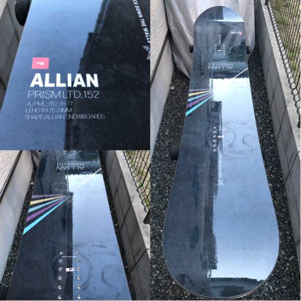 16/17 ALLIAN アライアン PRISM LTD プリズム 152cm スノーボード
