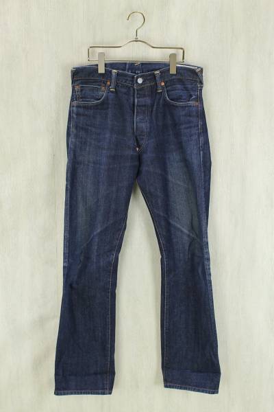 EVISU◆国内モデル/ストレートパンツ/32/デニム/IDG/使用感有