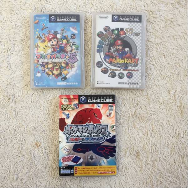 ゲームキューブ用ソフト マリオパーティ5 マリオカート ダブルダッシュ ポケモンボックス ルビー サファイア アクション 売買されたオークション情報 Yahooの商品情報をアーカイブ公開 オークファン Aucfan Com