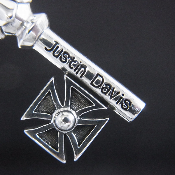 【ギャラ付】Justin Davis/ジャスティンデイビス CREATION KEY PENDANT/クリエイションキーペンダントw/ダイヤ&ルビー SPJ182