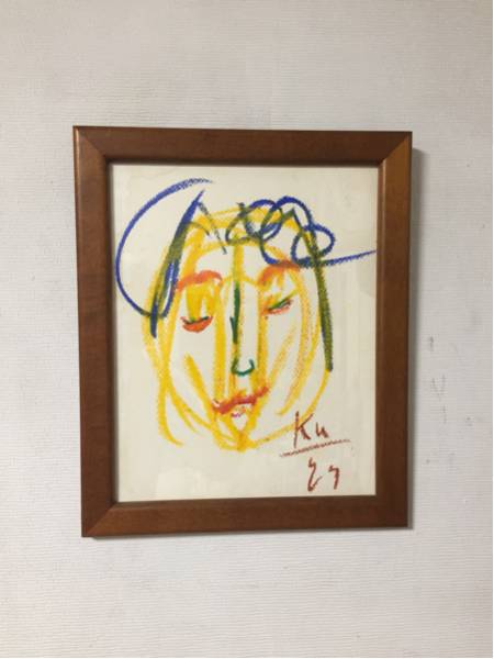  黒田征太郎 肉筆 絵 額装(人物画)｜売買されたオークション情報、yahooの商品情報をアーカイブ公開 - オークファン 人物画