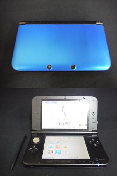 ニンテンドー3DS 本体のみ 1円～ Nintendo 3DS LL 本体のみ ブルー ジャンク テレビゲーム