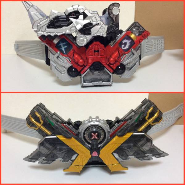 仮面ライダー ダブル W ダブルドライバー DXガイアメモリ ファング エクストリーム サイクロン 変身 ベルト 美品 おもちゃ 大量セット 戦隊