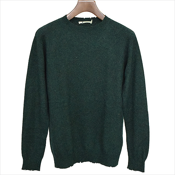 正規品，限定SALE T by ALEXANDER WANG ティー バイ アレキサンダーワン ダメージ加工ニットセーター モスグリーン XS(男性用)｜売買されたオークション情報、yahooの商品情報をアーカイブ公開 - オークファン 男性用