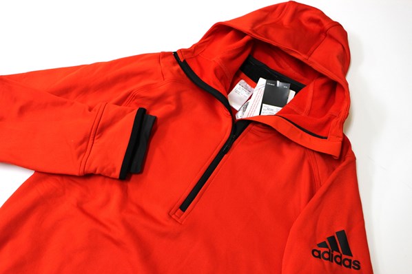 ★adidas アディダス 新品 メンズ climaheat 保温 スウェットジャケット 橙[AZ1288-O]二★1円スタート 特価 SALE 本物★