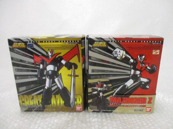 開封 バンダイ スーパーロボット超合金 マジンガーZ，グレートマジンガー
