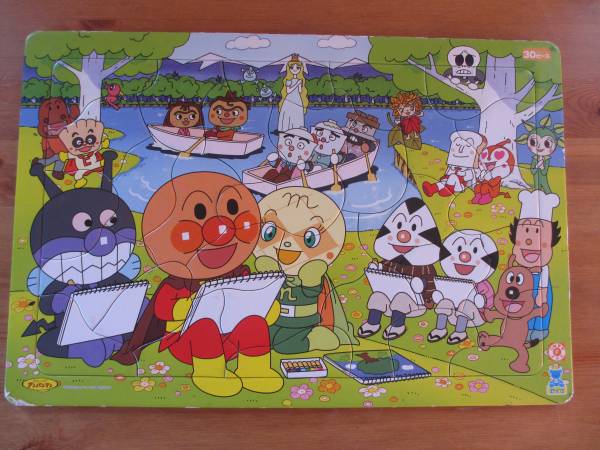 切手可アンパンマンのジグソーパズル３０ピース ユーズド子供キッズ知育玩具おもちゃオモチャトイラスト図案やなせたかし幼稚園保育園 ジグソーパズル 売買されたオークション情報 Yahooの商品情報をアーカイブ公開 オークファン Aucfan Com