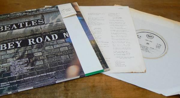 LP RARE 見本盤 白レーベル 赤盤 ザ ビートルズ／アビイ ロード The