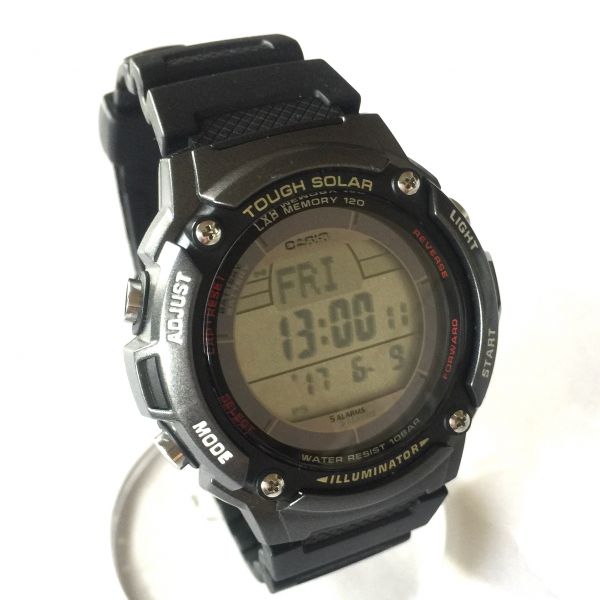 CASIO TOUGH SOLOR 5ALARMS カシオ Ref. W-S200H メンズ デジタル腕時計 fah 0530044(その他 ...