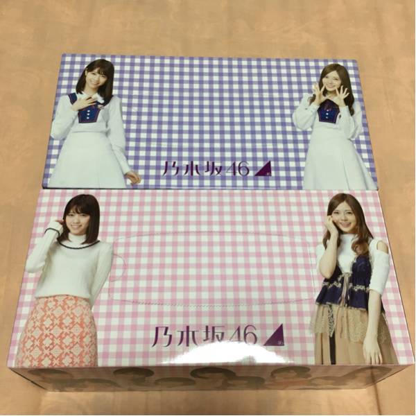 セブンイレブン 限定 2017年 乃木坂46 ボックスティッシュ 2種類2箱セット 白石・西野・齋藤など20人_1