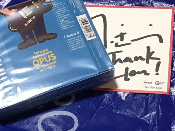 直筆サイン】山下達郎 OPUS ALL TIME BEST 1975 2012 Amazon.co.jp