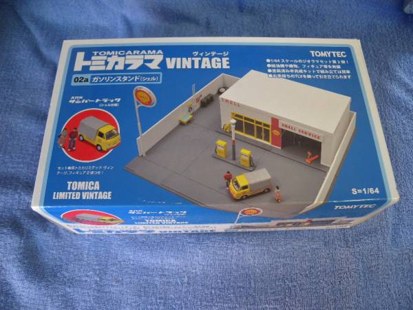 トミカラマ 02a ガソリンスタンド(シェル)
