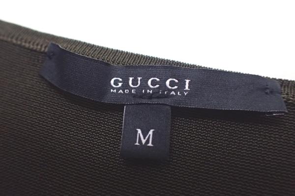 GUCCI - グッチ カシミヤ100％ 長袖 美品 Vネックニット XS ・ Vネック 