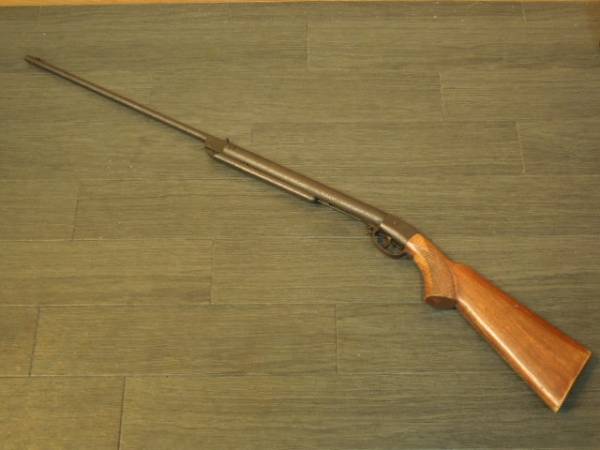 ☆蔵出し・古い・射撃銃・射的銃・空気銃・金属製・玩具ジャンク・昭和