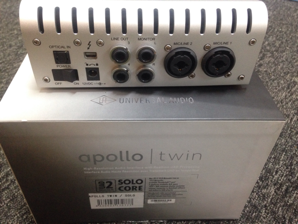 UNIVERSAL AUDIO apollo twin solo プラグイン譲渡 ライセンス移行