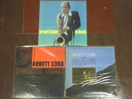 A5/ジャズ遺品◆ts.アーネット・コブ(Arnett Cobb)◆LPまとめて3点，セット，枚/